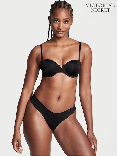 Victoria's Secret Black Strapless Push Up Strapless Bra (E49527) | £45
