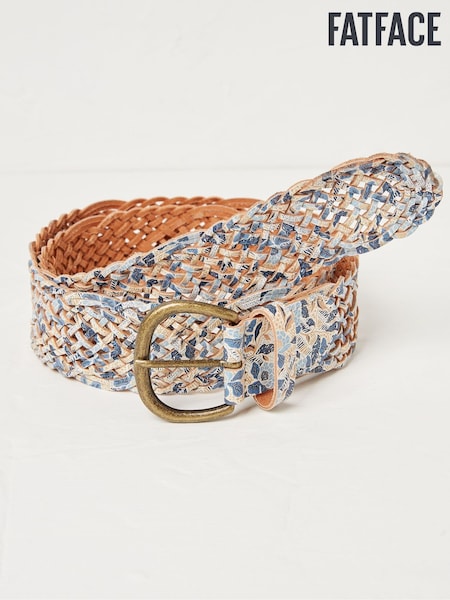 FatFace Natural Printed Weave Belt (E49700) | £15