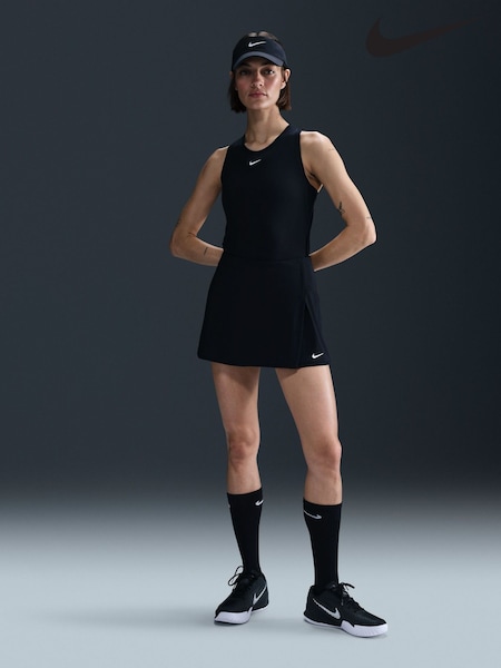Nike Black Victory Dri-FIT Mid Rise Skirt (E50002) | £50