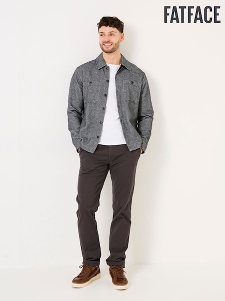 FatFace Grey Charcoal Modern Coastal Chinos (E50024) | £49.50