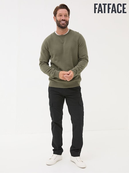 FatFace Breakyard Black Cargo Trousers (E50527) | £35