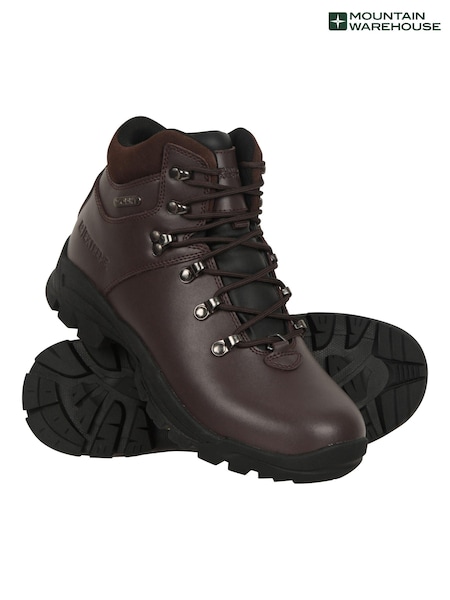Mountain Warehouse Brown Latitude II Extreme Womens Waterproof Leather Walking Boots (E50882) | £104