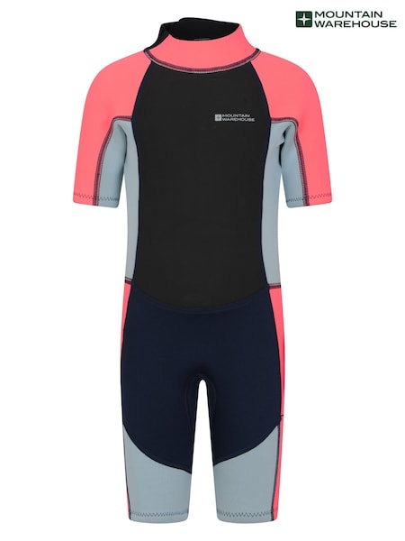 Mountain Warehouse Pink Kids Shorty 2.5/2mm Wetsuit (E50993) | £32