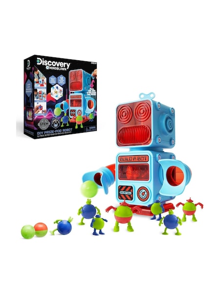 Discovery Mindblown DIY PrizePod Robot Retro Vending Machine Build Kit 52 Piece (E51052) | £33