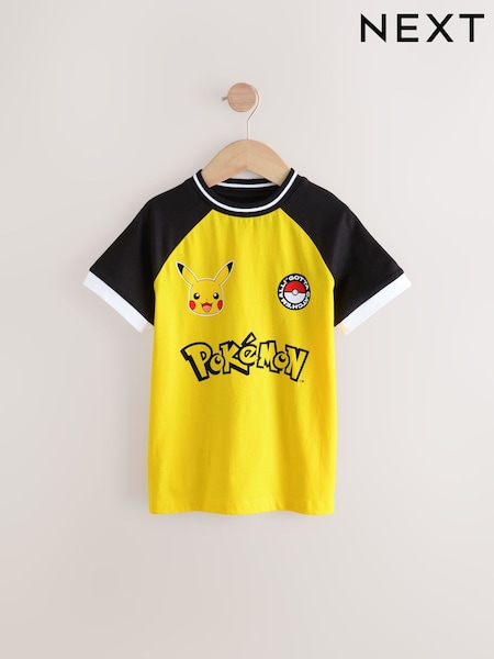 Yellow Pokémon License Short Sleeve T-Shirt (4-16yrs) (E51102) | £11 - £14