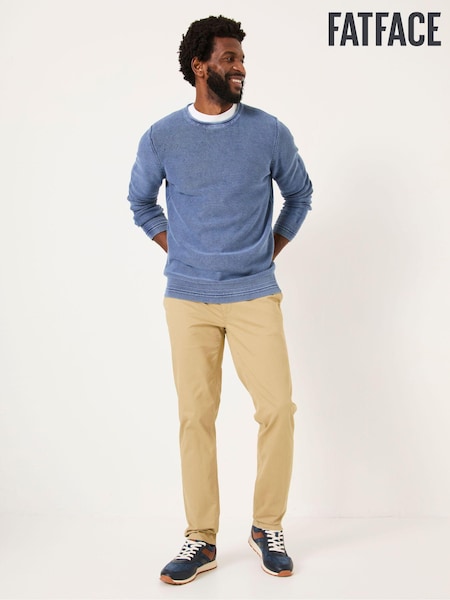 FatFace Heyshott White Stone Slim Chinos (E52038) | £49.50