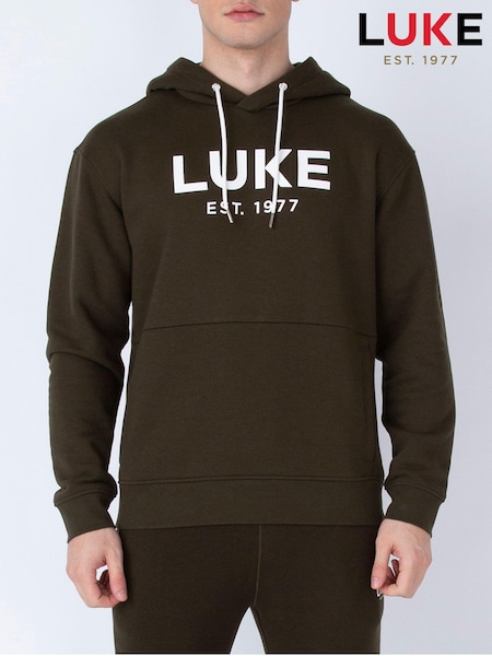 Luke 1977 Relaxed Fit Grand Sky Hoodie (E52153) | £65