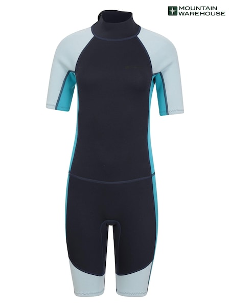 Mountain Warehouse Blue Womens Shorty 2.5/2mm Wetsuit (E52240) | £64