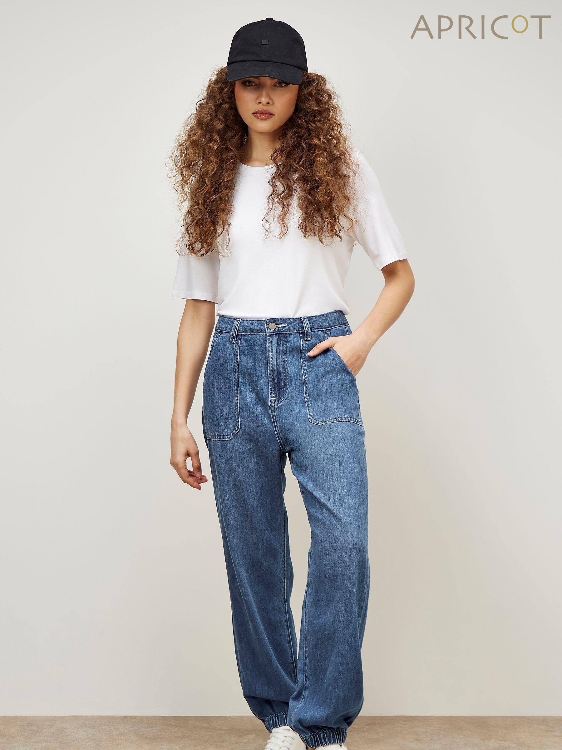 Buy Women's Joggers Blue Denim Online | Next UK