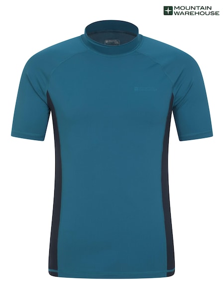 Mountain Warehouse Blue Mens UV Rash Vest (E52393) | £21