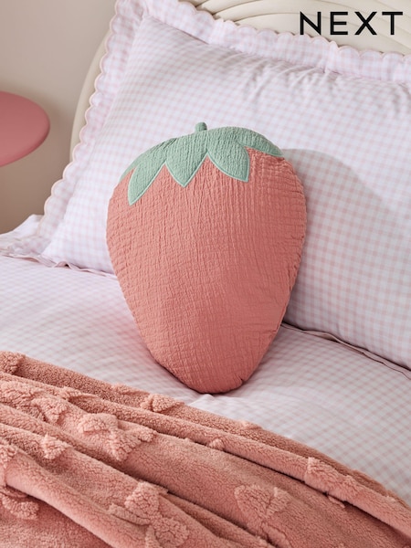Red Strawberry Cushion (E52544) | £20