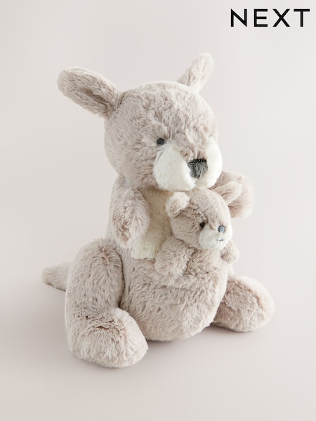 Natural Kangaroo Soft Plush Toy (E53226) | £20