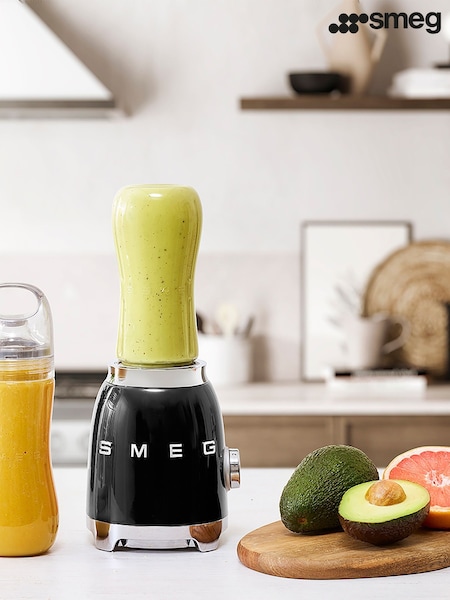Smeg Black 50's Retro Style Personal Blender 600ml (E53392) | £110