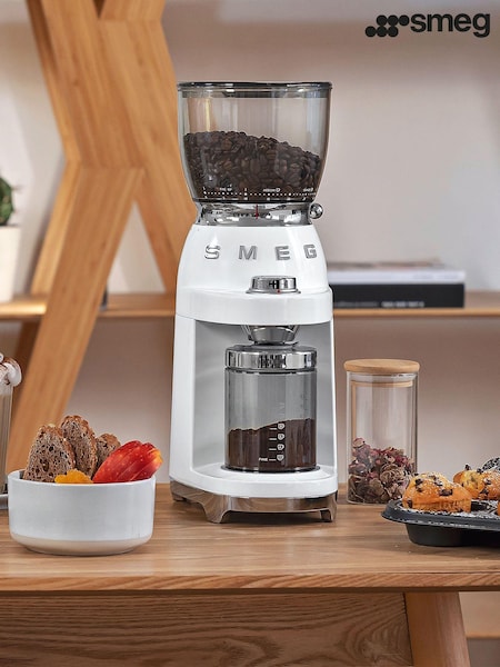 Smeg White Coffee Grinder (E53408) | £220