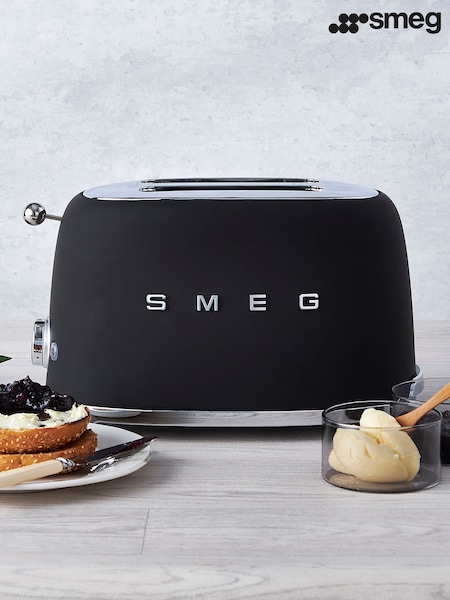 Smeg Black 2 Slice Toaster (E53411) | £190
