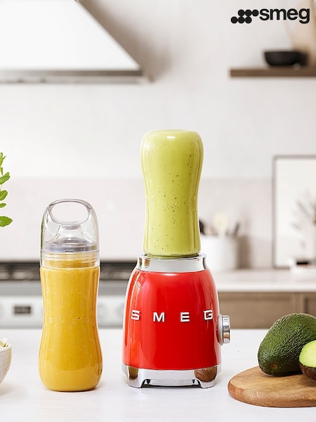 Smeg Red 50's Retro Style Personal Blender 600ml (E53415) | £110