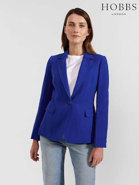 Hobbs Blue Fletcher Jacket (E53487) | £189