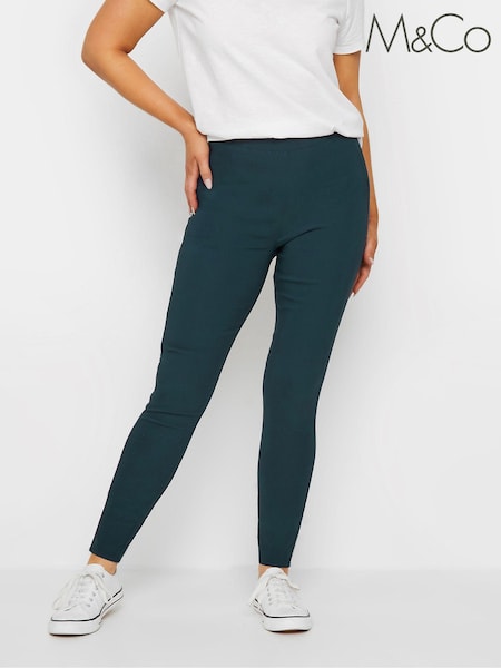 M&Co Blue Skinny Bengaline Trouser (E53575) | £25