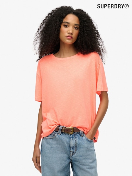 Superdry Orange Studios Dropped Shoulder T-Shirt (E54010) | £20