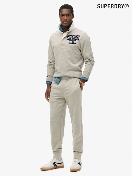 Superdry Grey Slim Fit Essential Logo Joggers (E54077) | £55