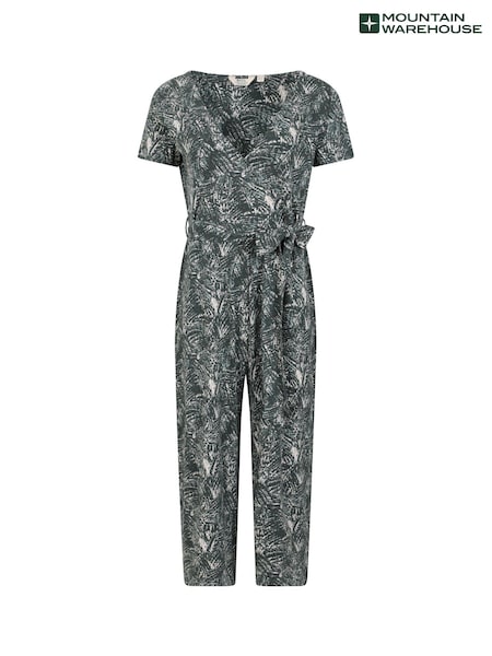 Mountain Warehouse Green Santorini Womens Wrap Jumpsuit (E54176) | £41