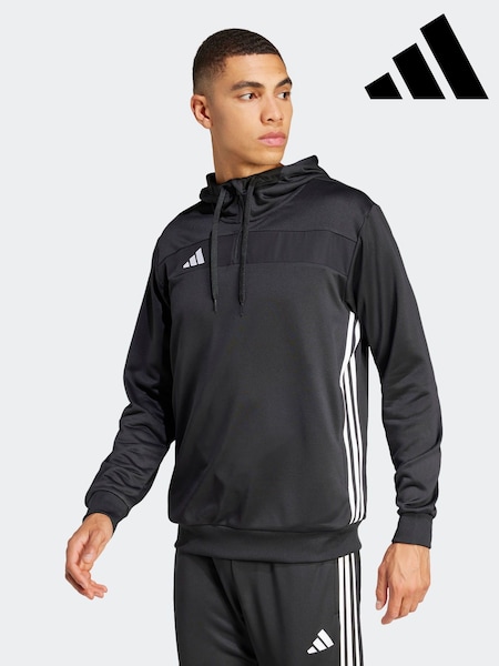 adidas Black Tiro 25 Essentials Sweat Hoodie (E54212) | £40