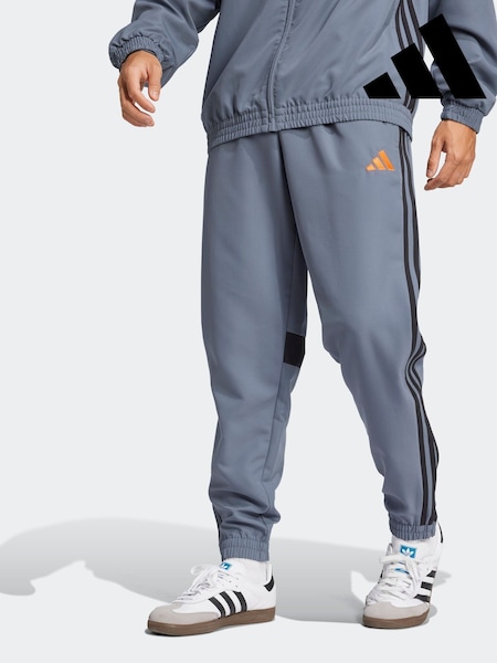 adidas Grey Tiro 25 Essentials Woven Tracksuit Joggers (E54222) | £40