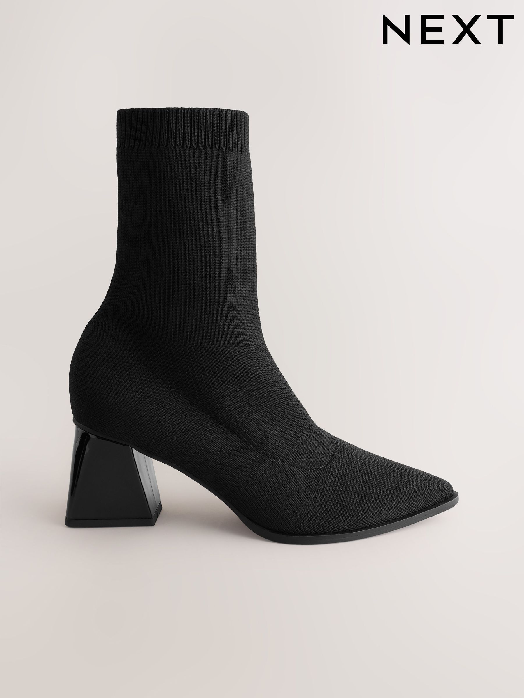 Women's High Heel Black Boots | Next UK