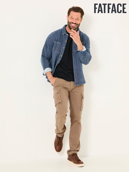 FatFace Breakyard Natural Dark Natural Cargo Trousers (E55866) | £59.50