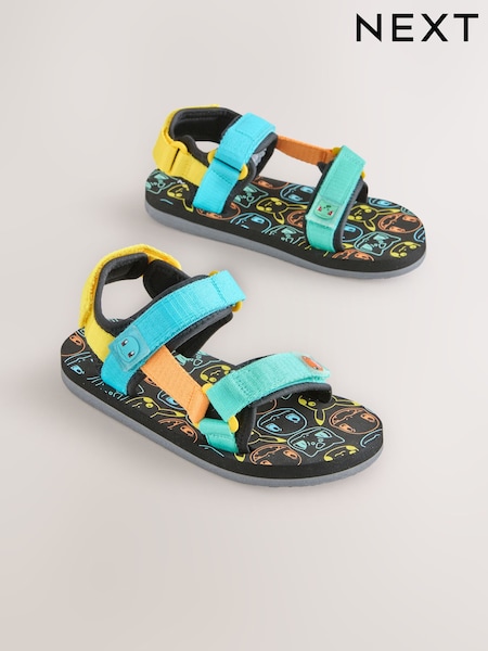 Multicolour Pokemon Trekker Sandals (E56495) | £20 - £22