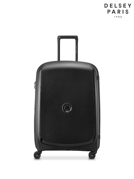 Black - Delsey Paris Belmont Plus 71 Cm 4 Double Wheels Expandable Trolley Case