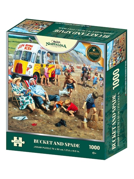 Kidikraft Nostalgia Collection Bucket and Spade 1000pc Puzzle (E58816) | £15