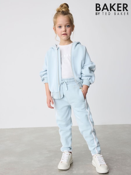 Baker by Ted Baker Blue Zip Through Hoodie and Joggers Set 3 Piece (E58850) | £45 - £48