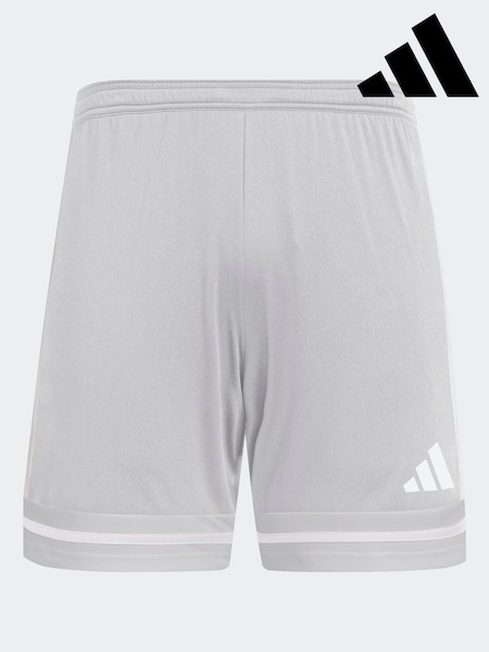 adidas Grey Squadra 25 Shorts (E59419) | £20