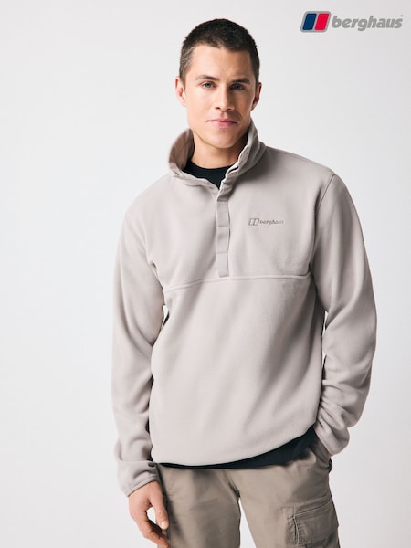 Berghaus Grey Felltop Snap Pullover Sweatshirt (E59775) | £80