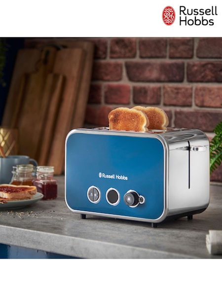 Russell Hobbs Ocean Blue Distinctions 2 slice Toaster (E59831) | £60