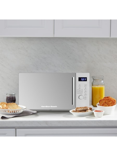 Hamilton Beach Silver 30 Litre Combi Microwave (E59832) | £199