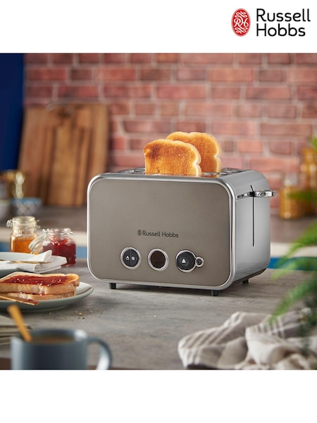 Russell Hobbs Titanium Distinctions 2 slice Toaster (E59839) | £60