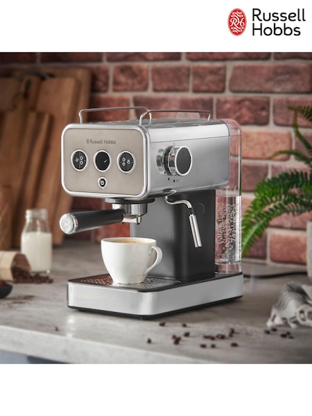 Russell Hobbs Titanium Distinctions Espresso Coffee Machine (E59843) | £200