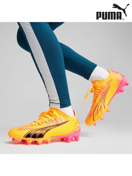 Puma Orange Ultra Match Fg/AG Football Boots (E59881) | £75