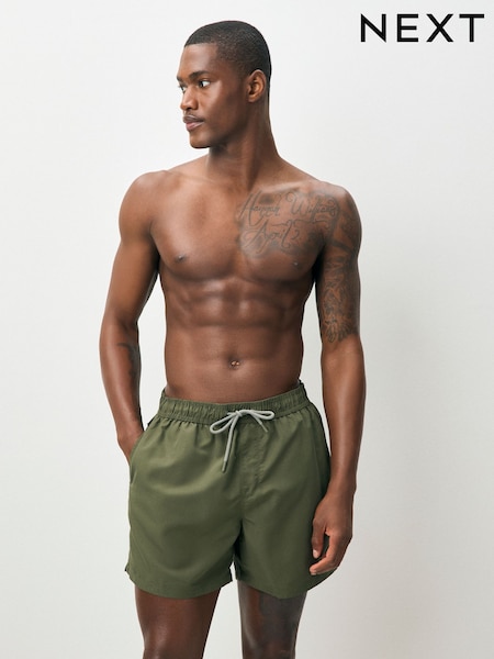 Khaki Green Essential Swim Shorts (E59926) | £15