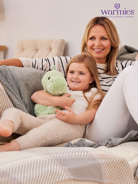 Warmies Fully Heatable Green Dinosaur Plush Toy (E59958) | £20