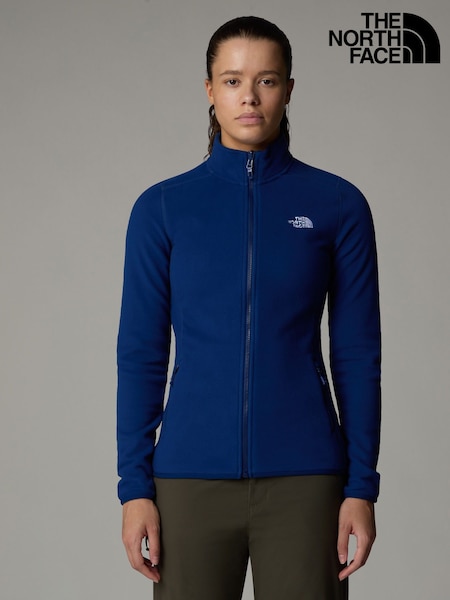 The North Face Dark Blue Womens Full Zip Glacier Fleece (E60194) | £75