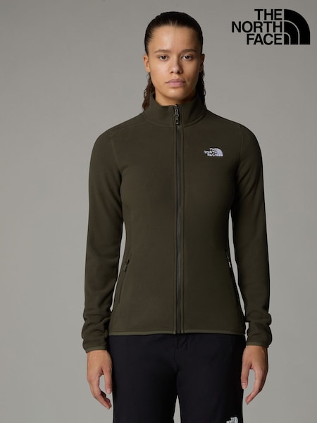 The North Face Green Womens Full Zip Glacier Fleece (E60206) | £75