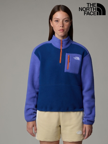 The North Face Blue Yumiori 1/4 Zip Fleece (E60467) | £75