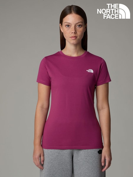 The North Face Purple Womens Simple Dome T-Shirt (E60578) | £24
