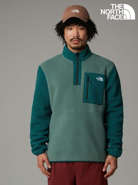 The North Face Green Yumiori 1/4 Zip Fleece (E60585) | £75