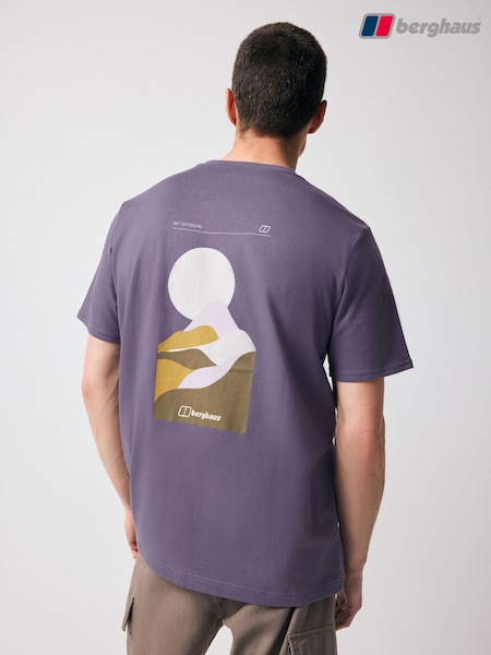 Berghaus Purple Rolling Peaks T-Shirt (E60653) | £32