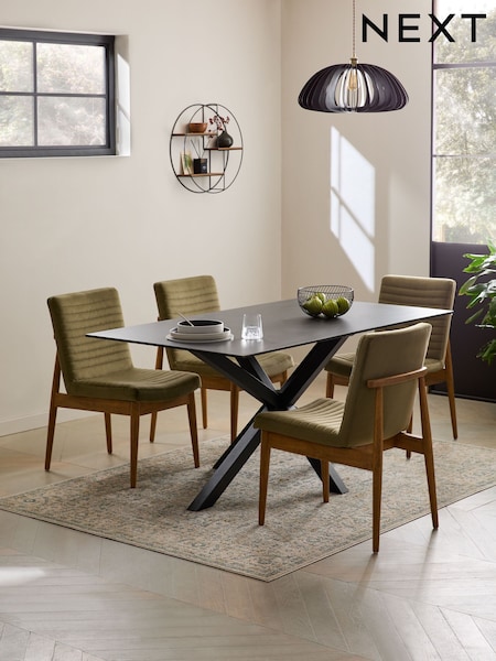 Dark Grey Astoria 6 Seater Dining Table (E60709) | £725