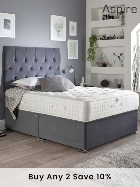 Aspire Furniture Cashmere 3000 Natural Pocket Mattress (E60892) | £390 - £795